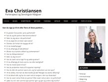 Tablet Screenshot of evachristiansen.dk